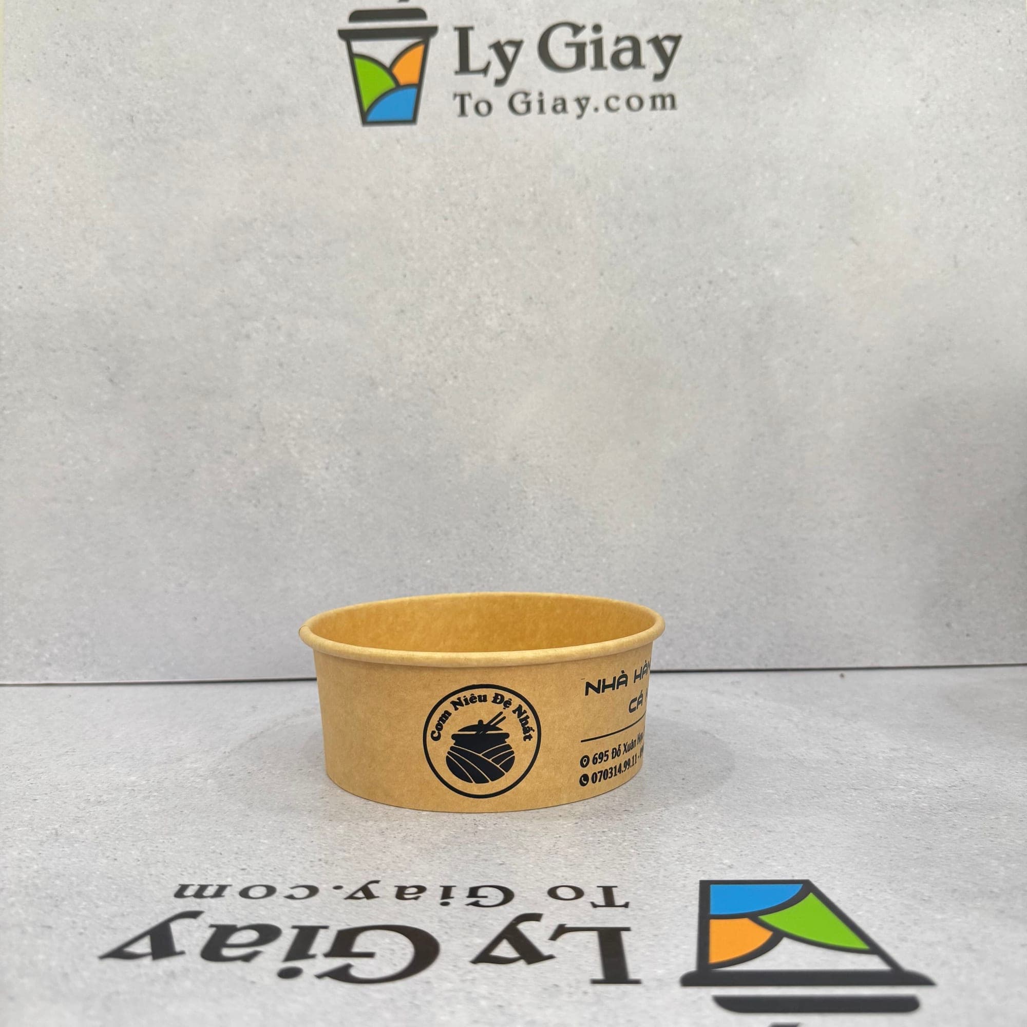 Natural Kraft Paper Bowl 25 oz